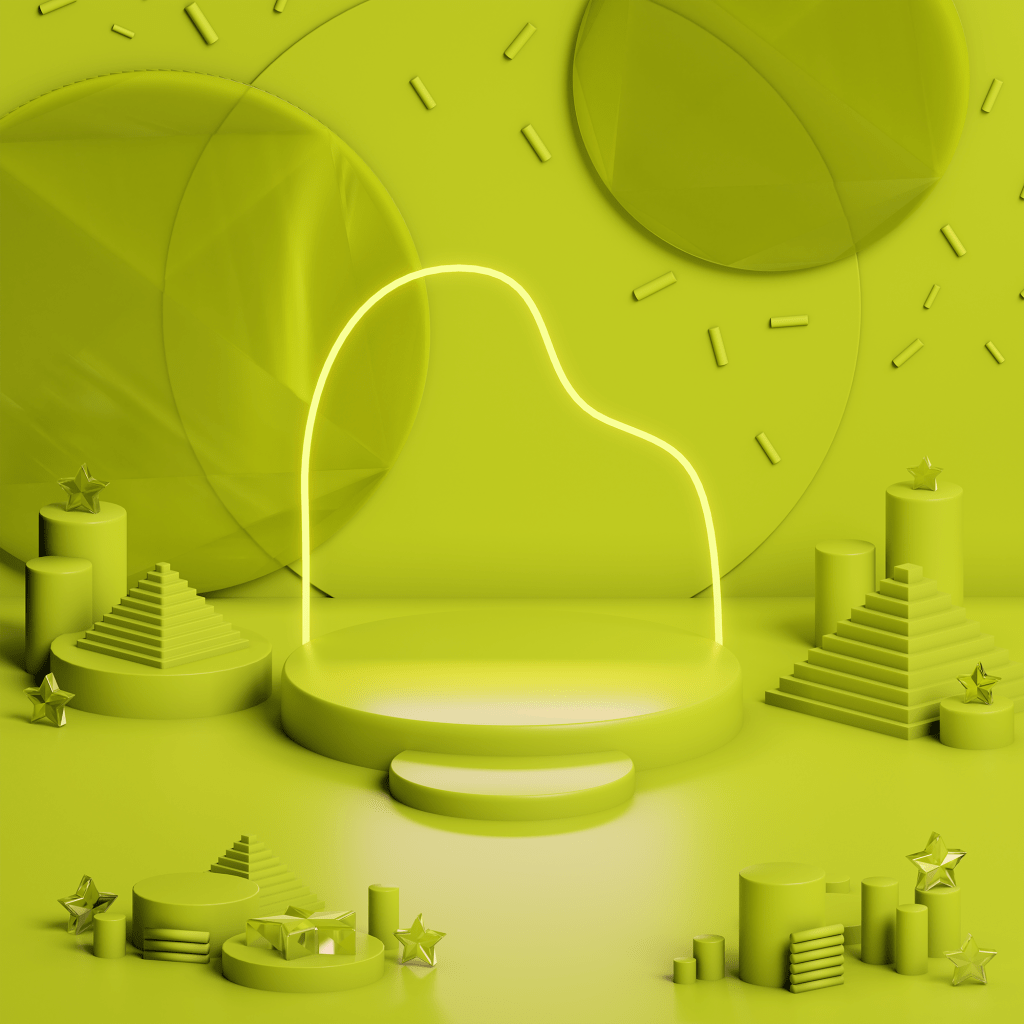 3D kuvitus näyttämö